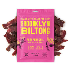 Brooklyn Biltong Peri Peri Jerky 2 oz - Pack of 8