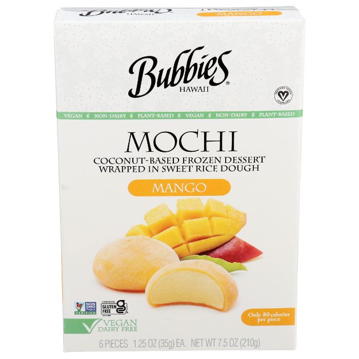 BUBBIES MOCHI MANGO 7.5 OZ - Pack of 8