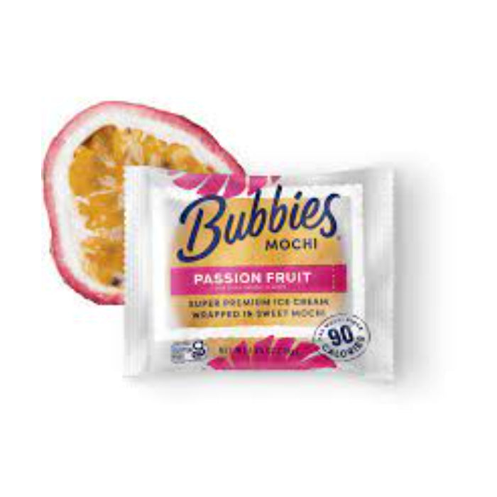 BUBBIES MOCHI PASSION FRUIT 100PC 1.25 OZ - Pack of 1