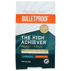 BULLETPROOF COFFEE GROUND HIGH ACHIEVER 10 OZ - Pack of 6