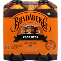 BUNDABERG SODA ROOT BEER 4PK 1500 ML - Pack of 6