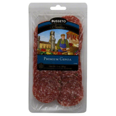 BUSSETO SALAMI GENOA PREM SLCD 3 OZ - Pack of 12
