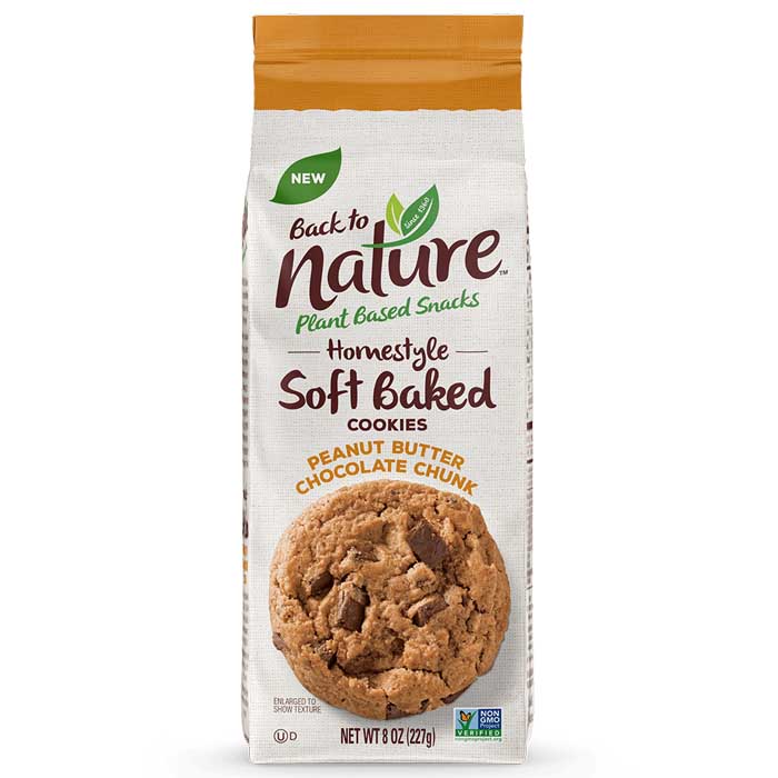 Back to Nature - Homestyle Soft Baked Cookies - Peanut Butter Chocolate Chunk 