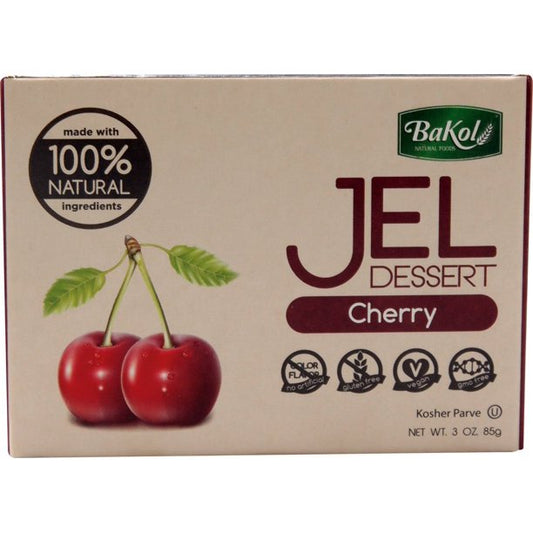 Bakol 100% Natural Jel Dessert Cherry 3 Oz
 | Pack of 12 - PlantX US