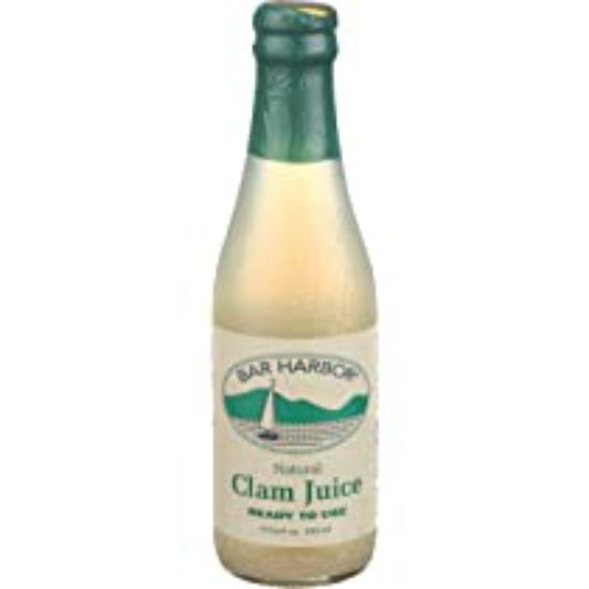 Bar Harbor - Pure All Natural Clam Juice , 8 Oz  - Pack of 12