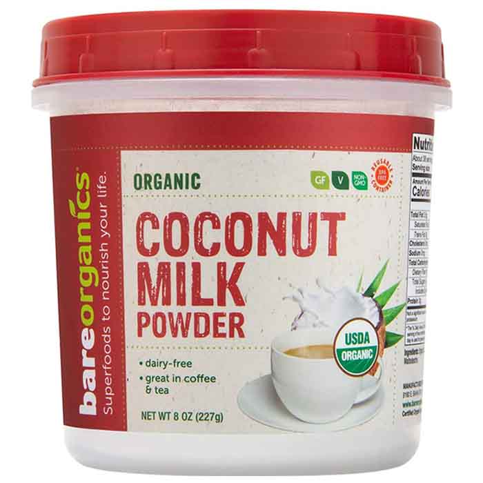 BareOrganics - Coconut Milk Powder, 8oz