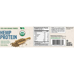 BareOrganics - Hemp Seed Protein Powder, 8oz - back