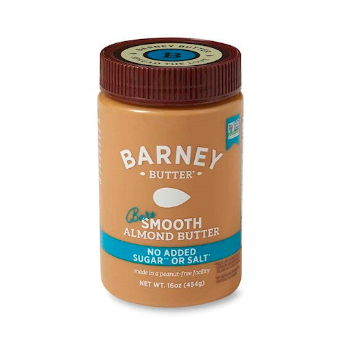 Barney Butter Almond Butter Bare Smooth 16 Oz
 | Pack of 6 - PlantX US