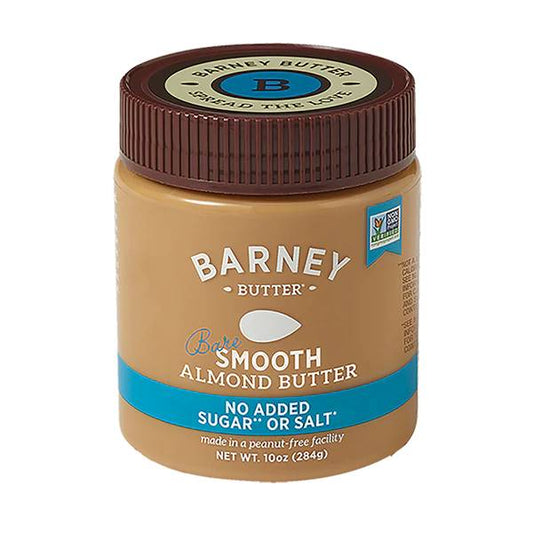 Barney Butter, Almond Butter, Bare Smooth, 10 oz
 | Pack of 6 - PlantX US