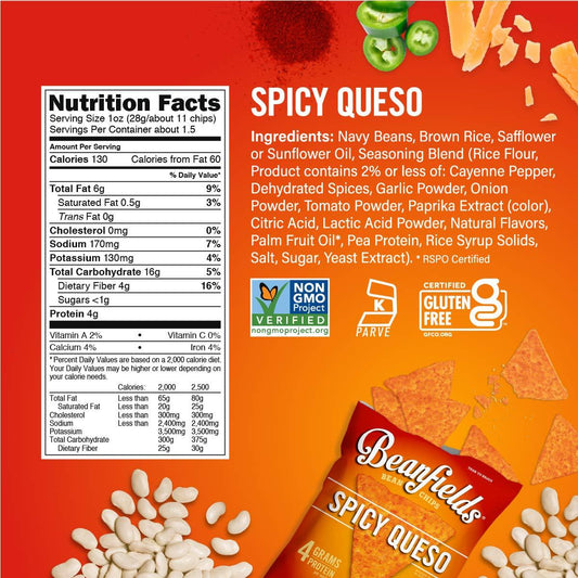 Beanfields_Spicy_Queso_Bean_Chips 1