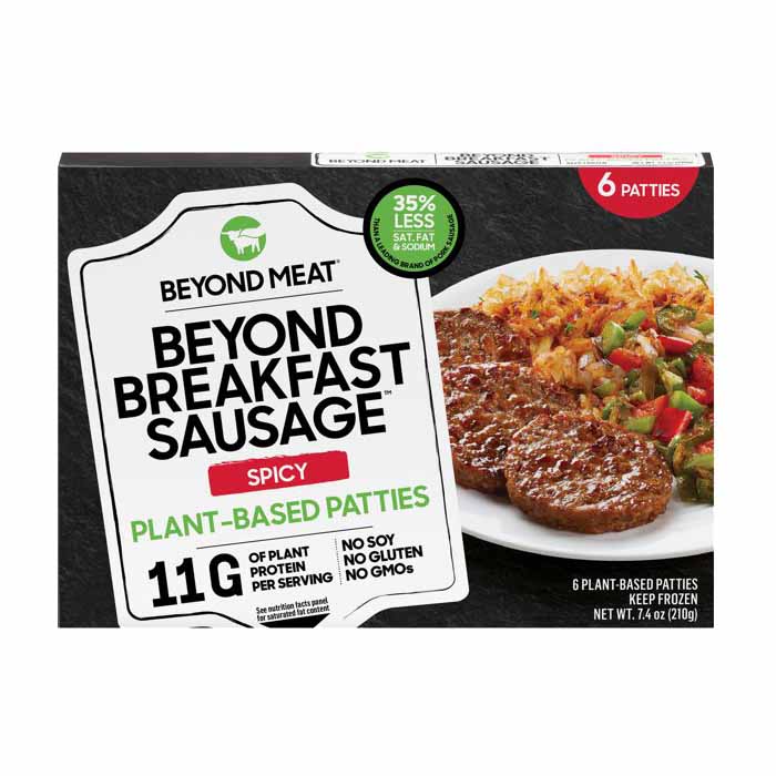 Beyond Meat - Beyond Breakfast Sausage Patties - Spicy, 7.4oz 