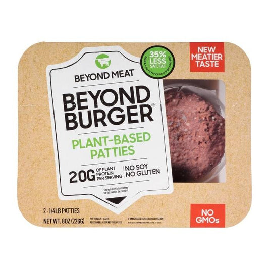 Beyond Meat - Plant-Based Burger Patties, 2Ct Front