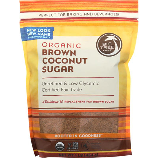 Big Tree Farms Brown Coconut Sugar, 16 oz