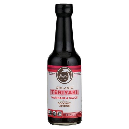 BIG TREE FARMS - Coconut Aminos Tangy BBQ 10FO ( Pack of 6)