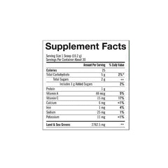 BioSteel - Sports Greens - Acai Lemonade - supplement facts