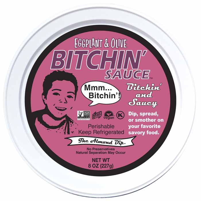 Bitchin Sauce - Sauce Eggplant Olive, 8oz  Pack of 6