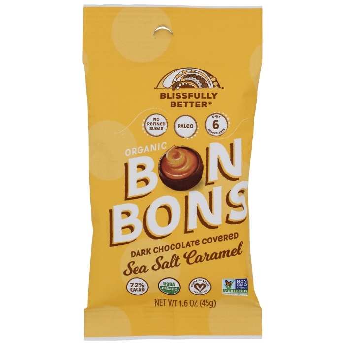 Blissfully Better - Dark Chocolate Covered Bon Bons sea salt caramel