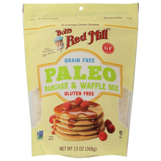 Bob's Red Mill - Paleo Grain Free Pancake & Waffle Mix, 13 Oz  Pack of 4