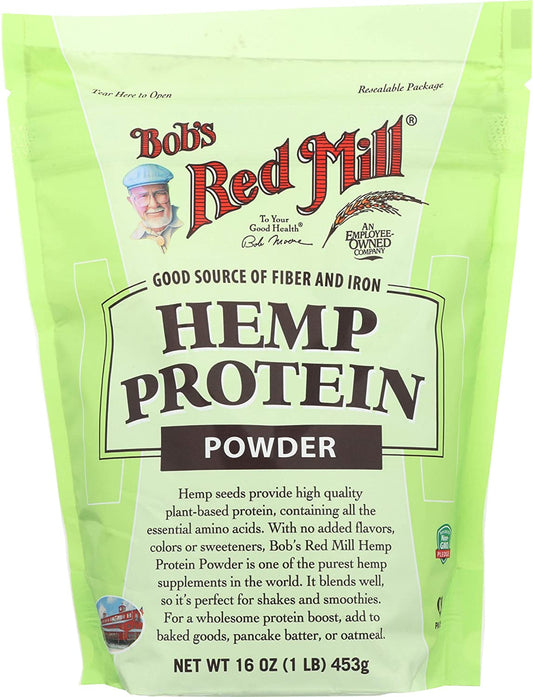 Bob's Red Mill Hemp Protein Powder, 16 oz
 | Pack of 4 - PlantX US