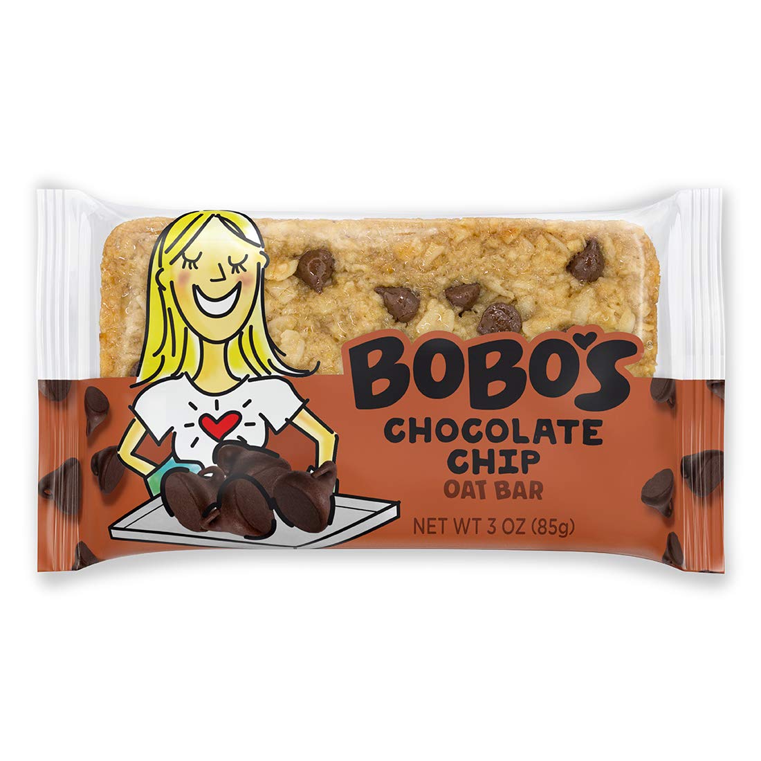 Bobo's Oat Bars Chocolate Chip - 3.0 Oz X 4 Pack
 | Pack of 6 - PlantX US