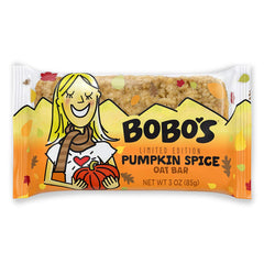 Bobos Oat Bar, Pumpkin Spice 3.00 oz
 | Pack of 12 - PlantX US