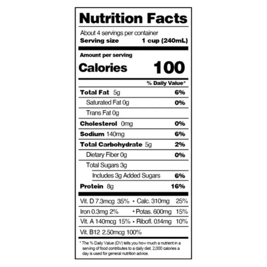 Bored Cow - Animal-Free Dairy Milk Original, 32fl - back