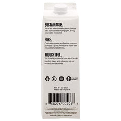 Boxed Water Is Better - Purified Water, 33.8 fl oz - back