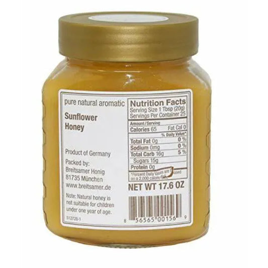 Breitsamer Honey Sunflower 17.6 Oz - Pack Of 6