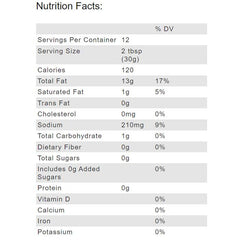 Brianna's - Poppy Seed Sugar-Free Dressing, 12oz - Back