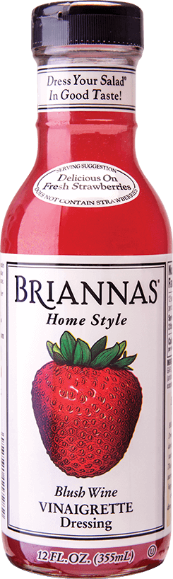 Briannas - Home Style Dressing Blush Wine Vinaigrette - 12Oz Pack of 6