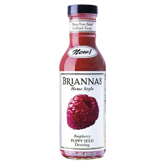 Briannas - Rasberry Poppy Seed Dressing, 12 oz  Pack of 6