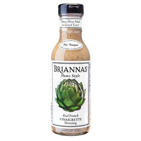 Briannas - Home Style Dressing French Vinaigrette, 12 fl oz | Pack of 6 - PlantX US