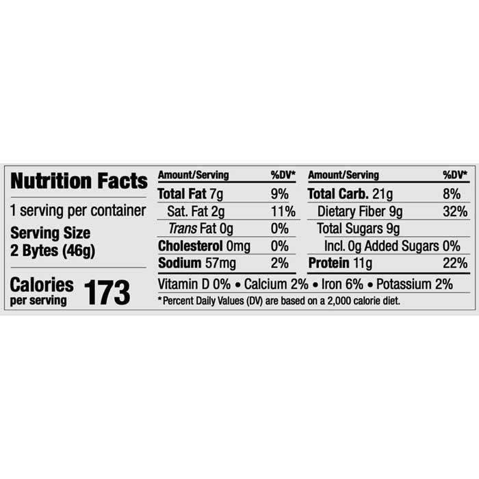 Byte Bars - Lemmy Razz Protein Bar, 1.6oz - back