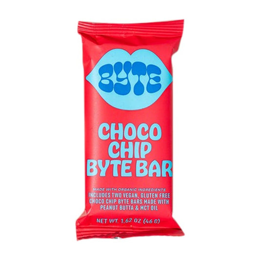 Byte Bars - Vegan Energy Bar - Choco Chip, 1.6oz 