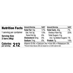 Byte Bars - Vegan Energy Bar - Cinna Cherry, 1.6oz  - back