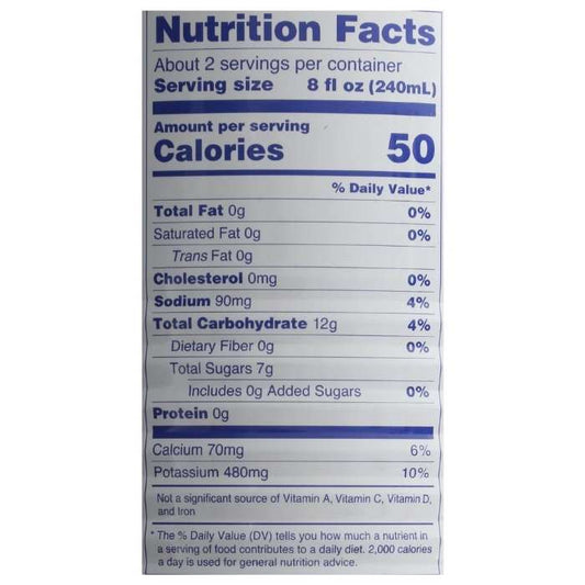 C20 - Coconut Water With Pulp, 17.5 fl oz - nutrition facts