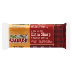 CABOT CHEESE BAR CHED YLW SHRP 8 OZ - Pack of 12