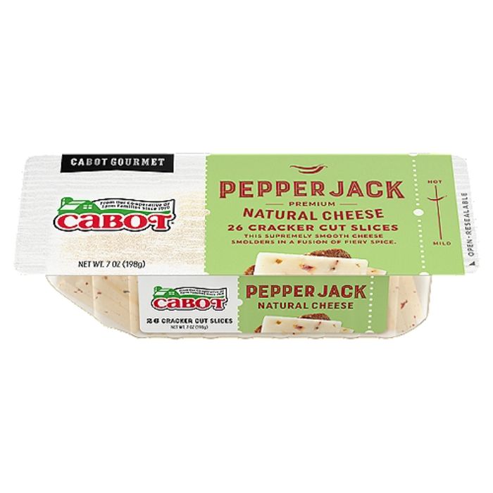 CABOT CHEESE PPR JACK CRKER CUT 7 OZ - Pack of 12