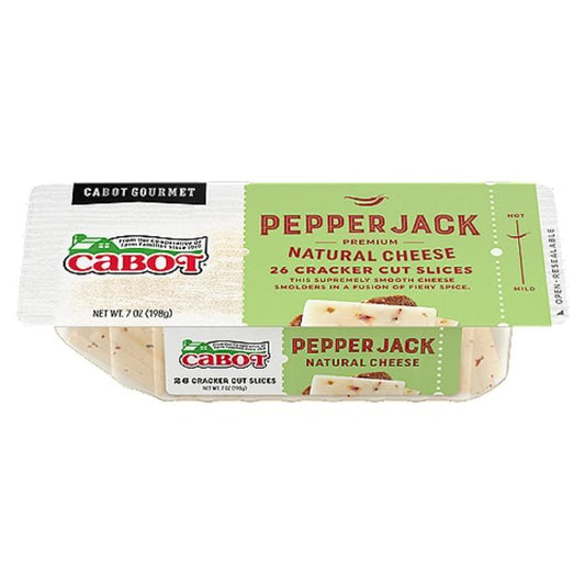 CABOT CHEESE PPR JACK CRKER CUT 7 OZ - Pack of 12