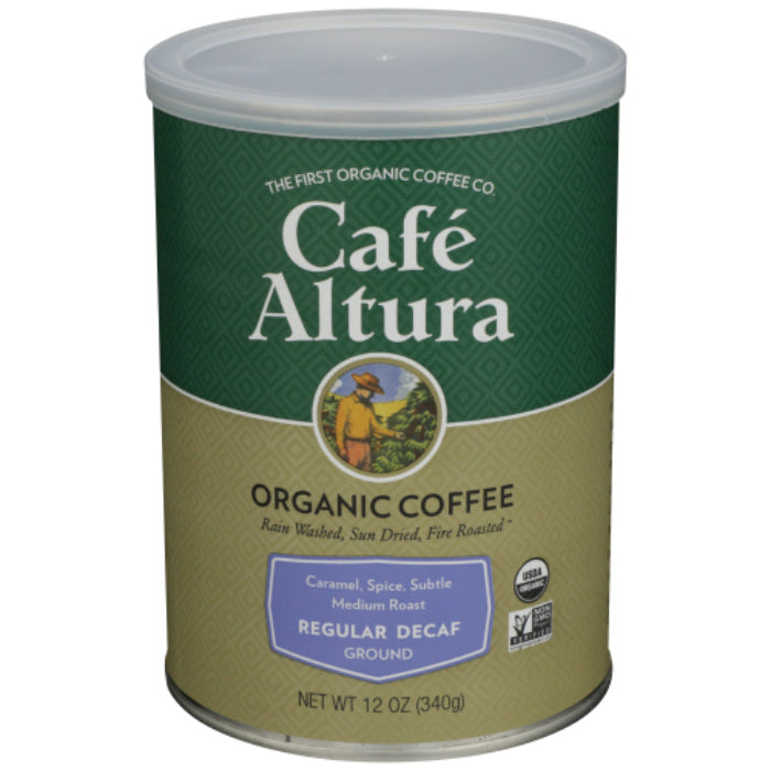 CAFE ALTURA COFFEE GRND DCF REG RST ORG 12 OZ - Pack of 1