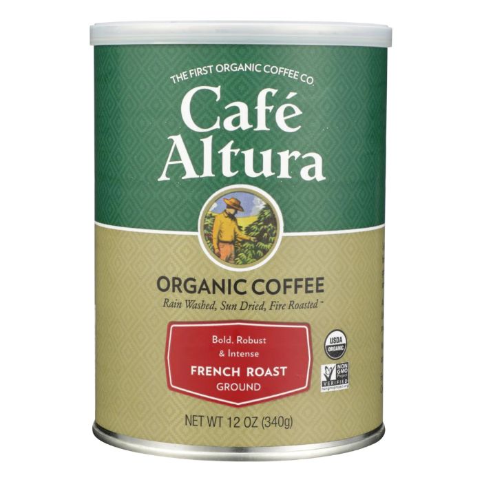 CAFE ALTURA COFFEE GRND FRNCH RST ORG 12 OZ - Pack of 6