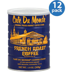 CAFE DU MOND COFFEE FRENCH ROAST 13 OZ - Pack of 12