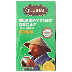 Celestial Seasonings - Green Sleepytime Lemon Jasmine Tea, 20 BG - Pack of 6