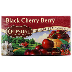 Celestial Seasonings - Black Cherry Berry Herbal Tea, 20 BG - Pack of 6