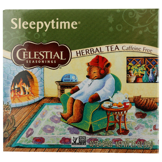 Celestial Seasonings - Herbal Tea Caffeine-Free Sleepytime, 40 BG - Pack of 6