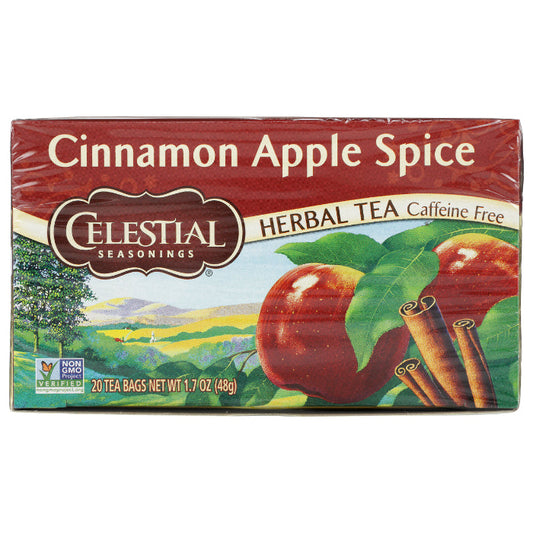 Celestial Seasonings -Tea Herb Cinnamon Apple, 20 BG - Pack of 6