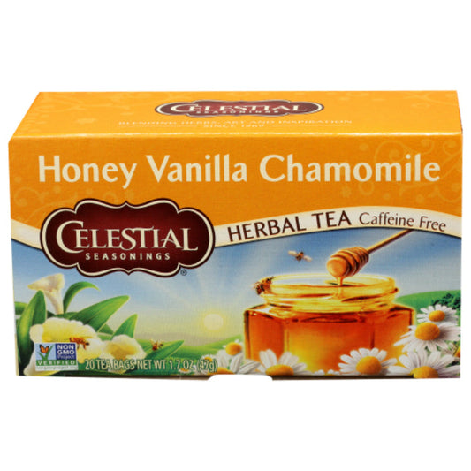 CELESTIAL SEASONINGS TEA HERB HONEY VAN CHAMO 20 BG - Pack of 6