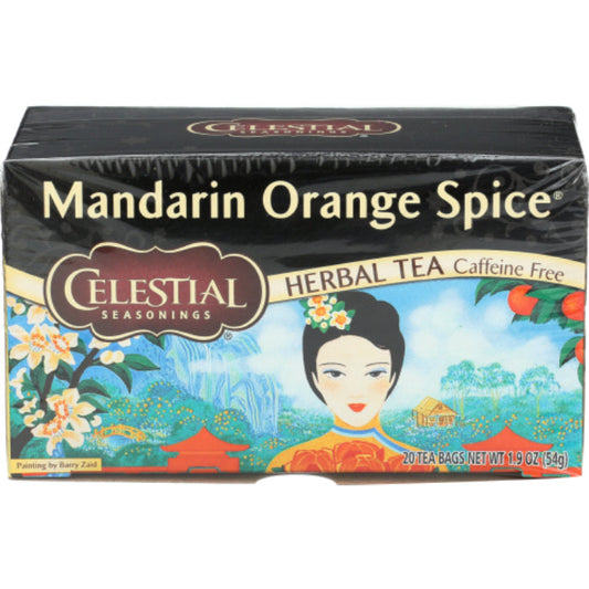 Celestial Seasonings - Herb Mandarin Orange Tea, 20 BG - Pack of 6