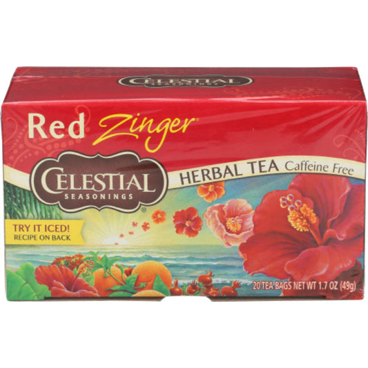 Celestial Seasonings - Herb Red Zinger Tea, 20 BG - Pack of 6