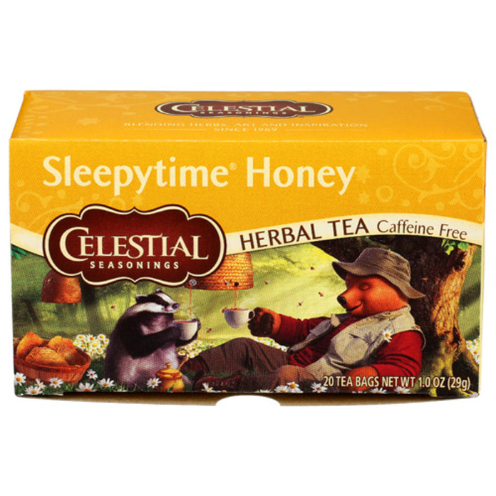 Celestial Seasonings - Herb Sleepytime Honey Tea, 20 BG - Pack of 6